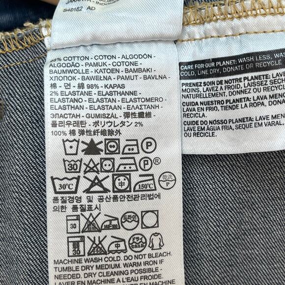 Levi Strauss Blue Jean Jacket Denim Trucker Coat WPL 423 Large - Picture 6 of 7